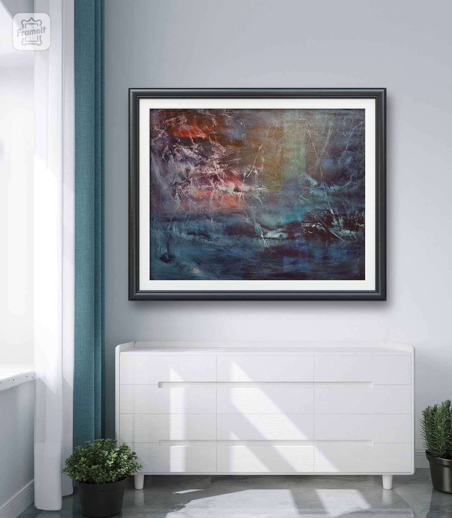 Poseidon – Abstract Art Poster
