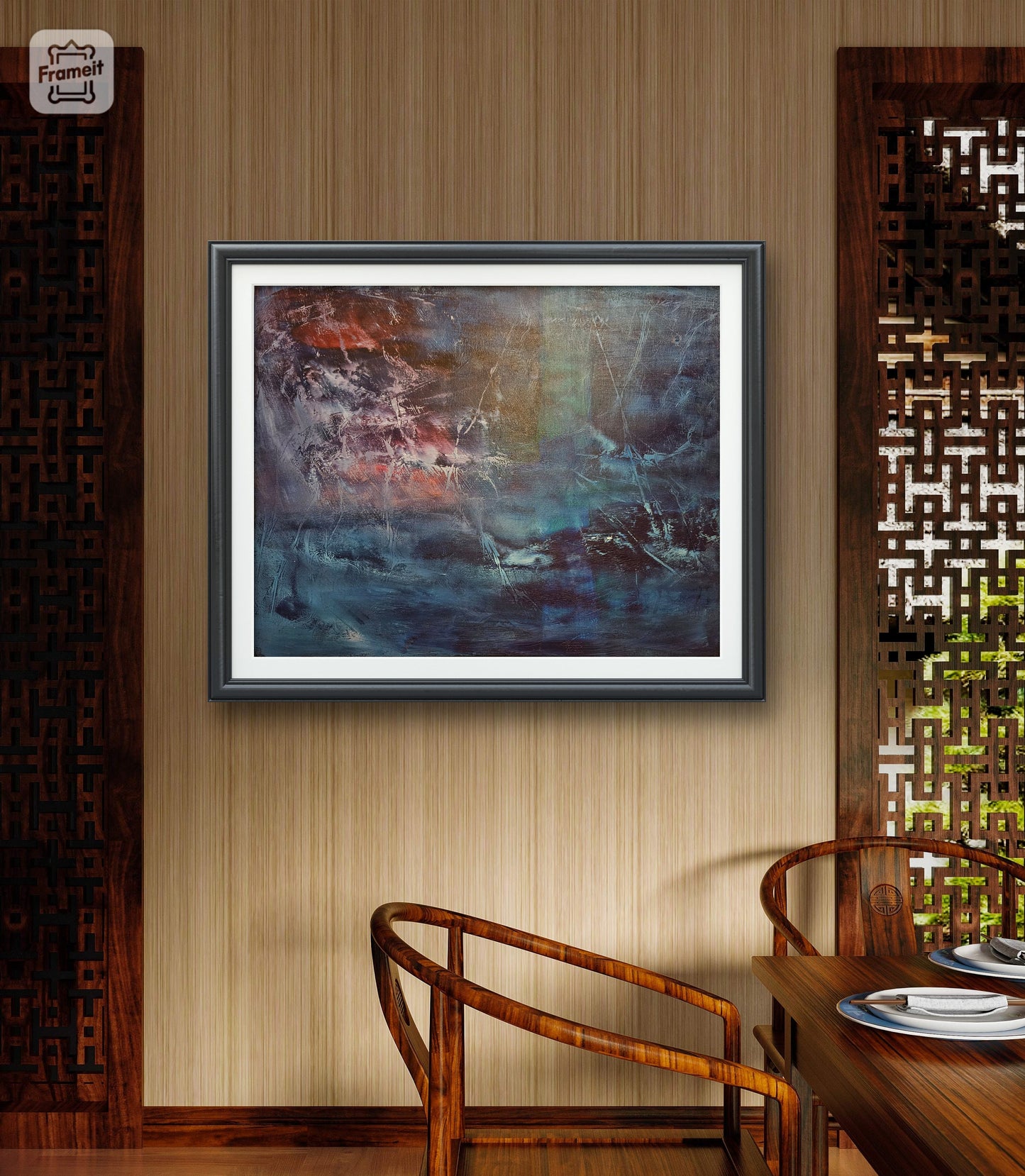 Poseidon – Abstract Art Poster