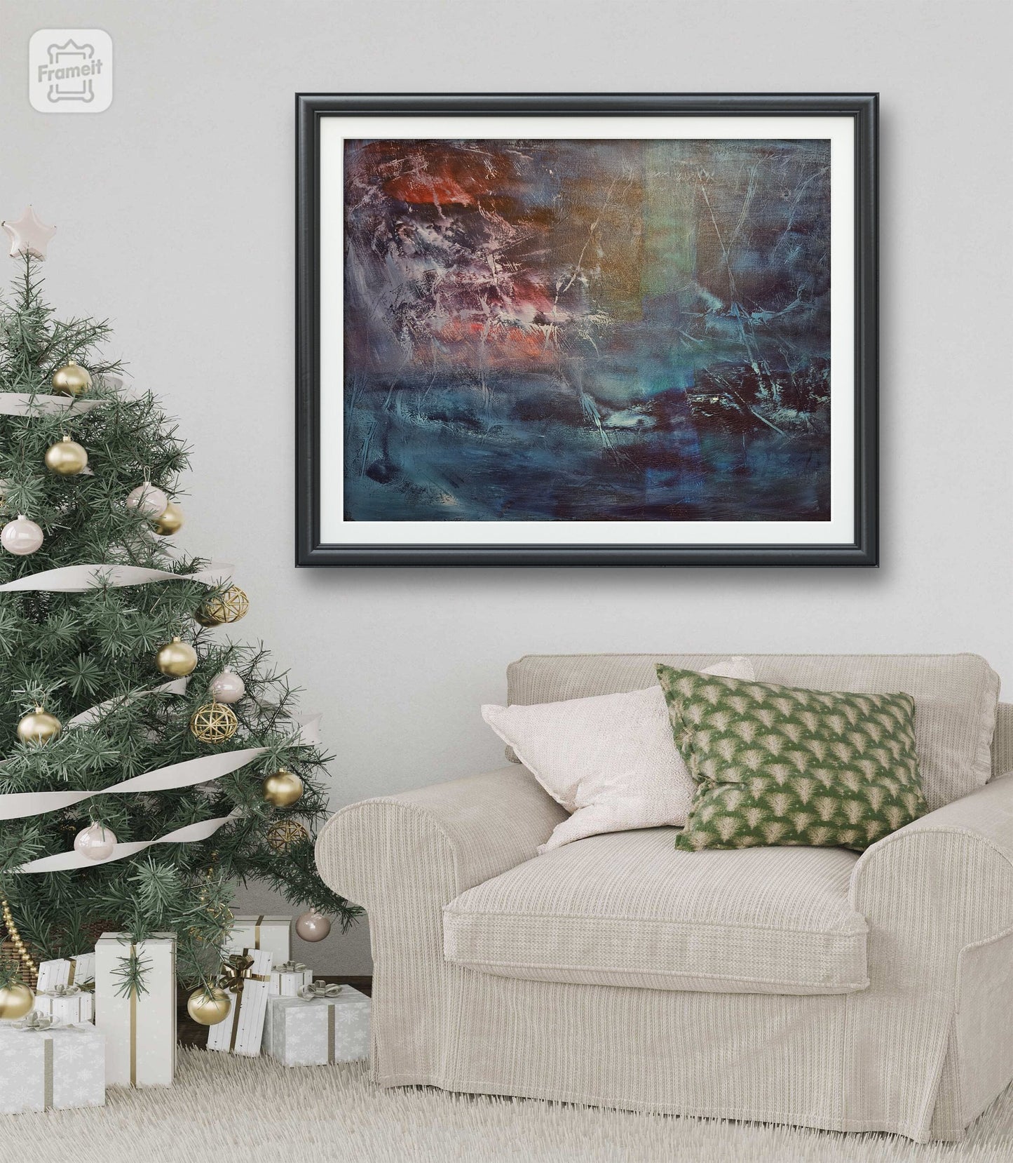 Poseidon – Abstract Art Poster