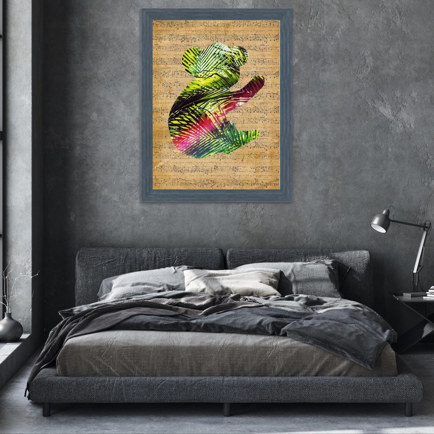 Koala Harmony – Vintage Note & Tropical Dream | Image in an Image poster serie