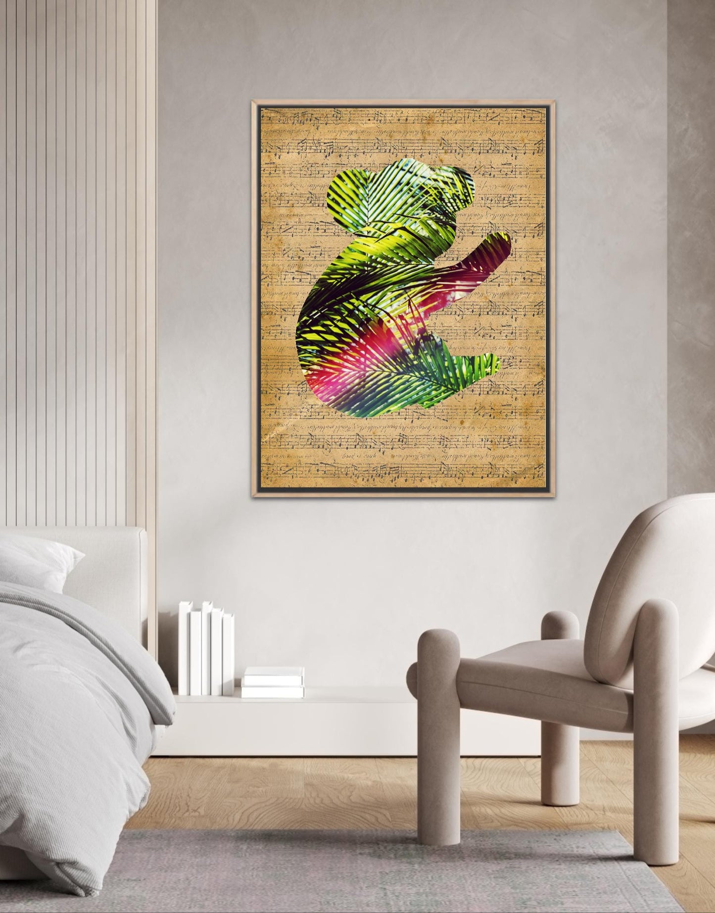 Koala Harmony – Vintage Note & Tropical Dream | Image in an Image poster serie
