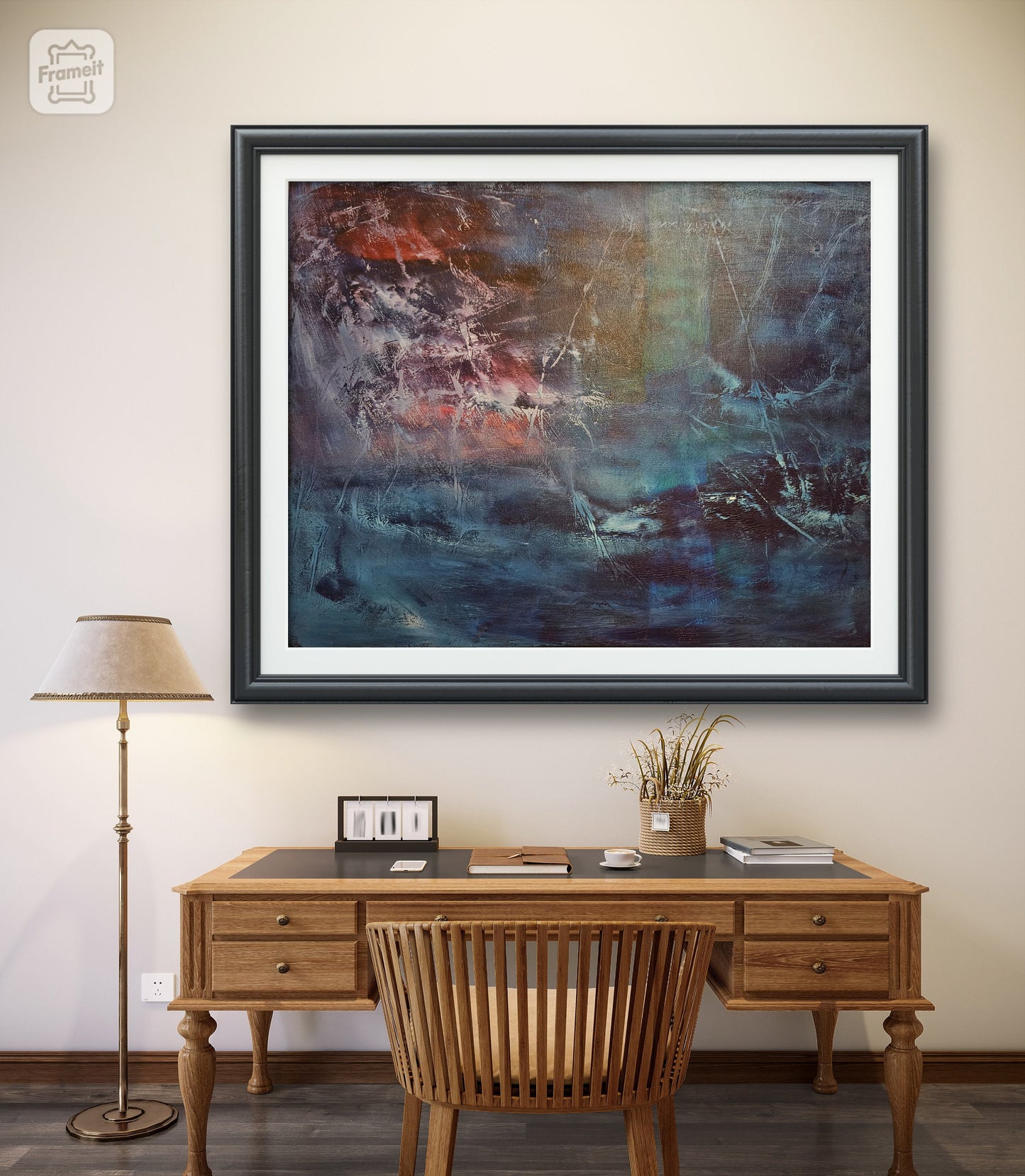 Poseidon – Abstract Art Poster