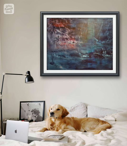 Poseidon – Abstract Art Poster